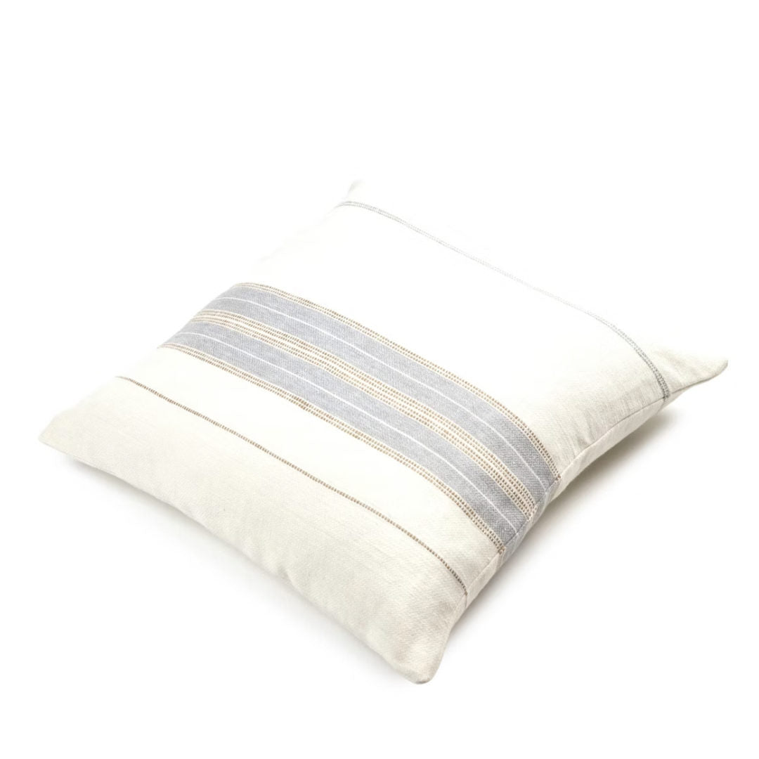 Libeco Linen Propriano Multi-stripe Cushion | Cover Only | 63 x 63