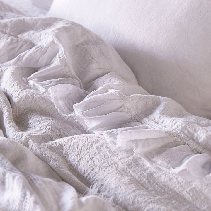 Kristine Flat Sheet + Ruffle | Ayrton-Suzie Anderson Home