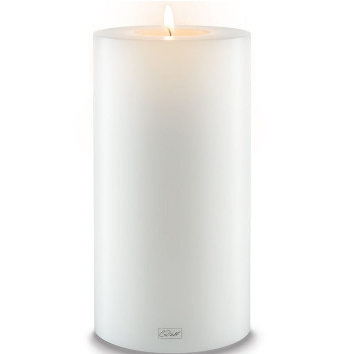 White Pillar Candleholder | 12cm Diameter-Suzie Anderson Home