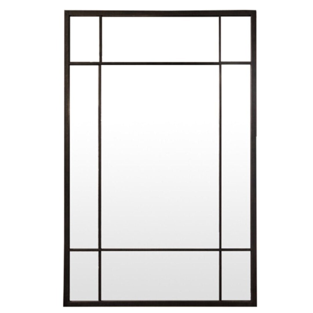 Rectangular Iron Grid Mirror-Suzie Anderson Home