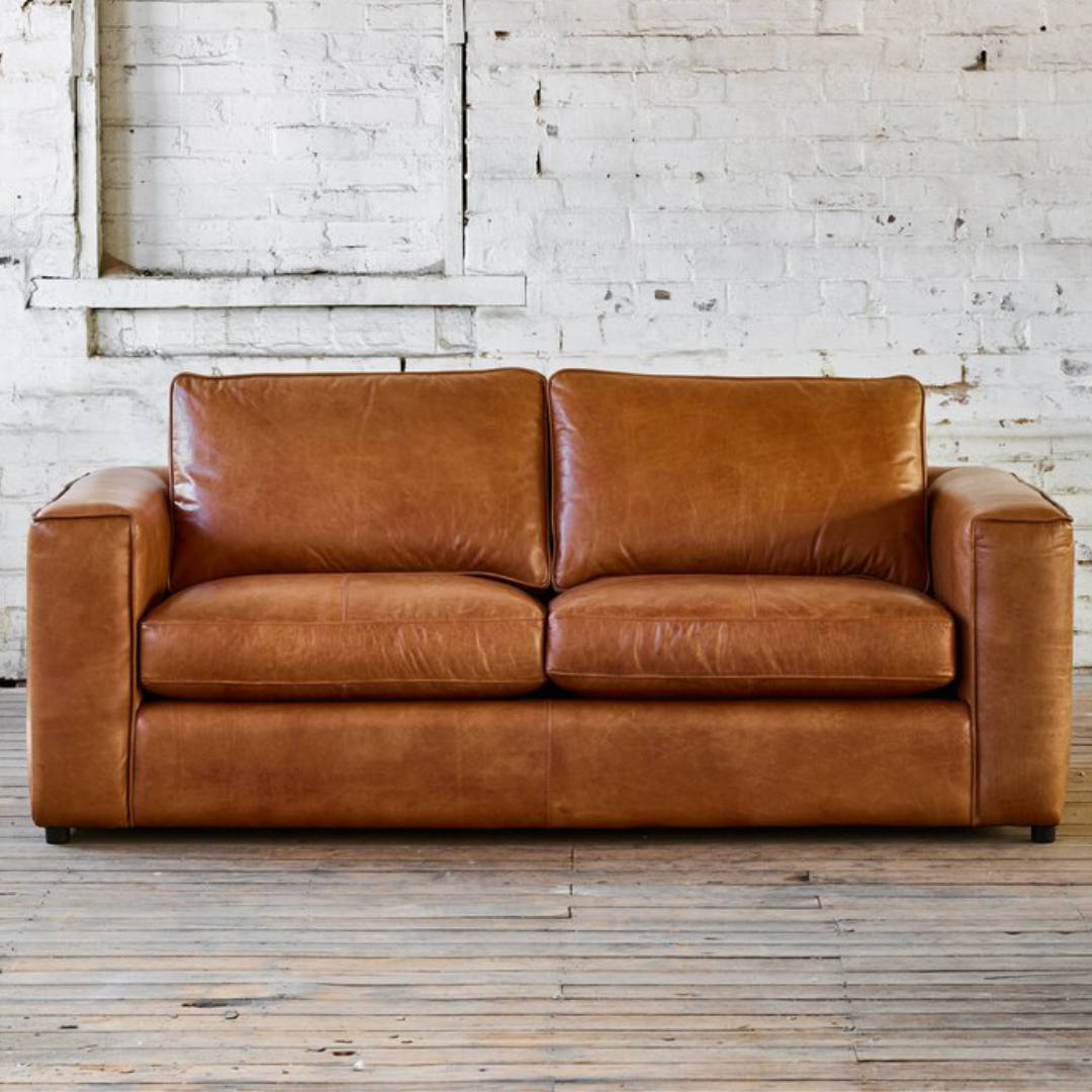 Redford XL Leather Sofa | 2 Seater | Old Saddle | Nut-Suzie Anderson Home