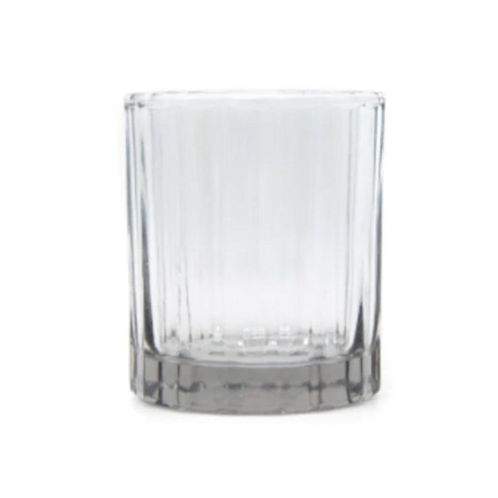 Reed Tumbler | Hand Pressed Recycled Glass | Clear-Suzie Anderson Home