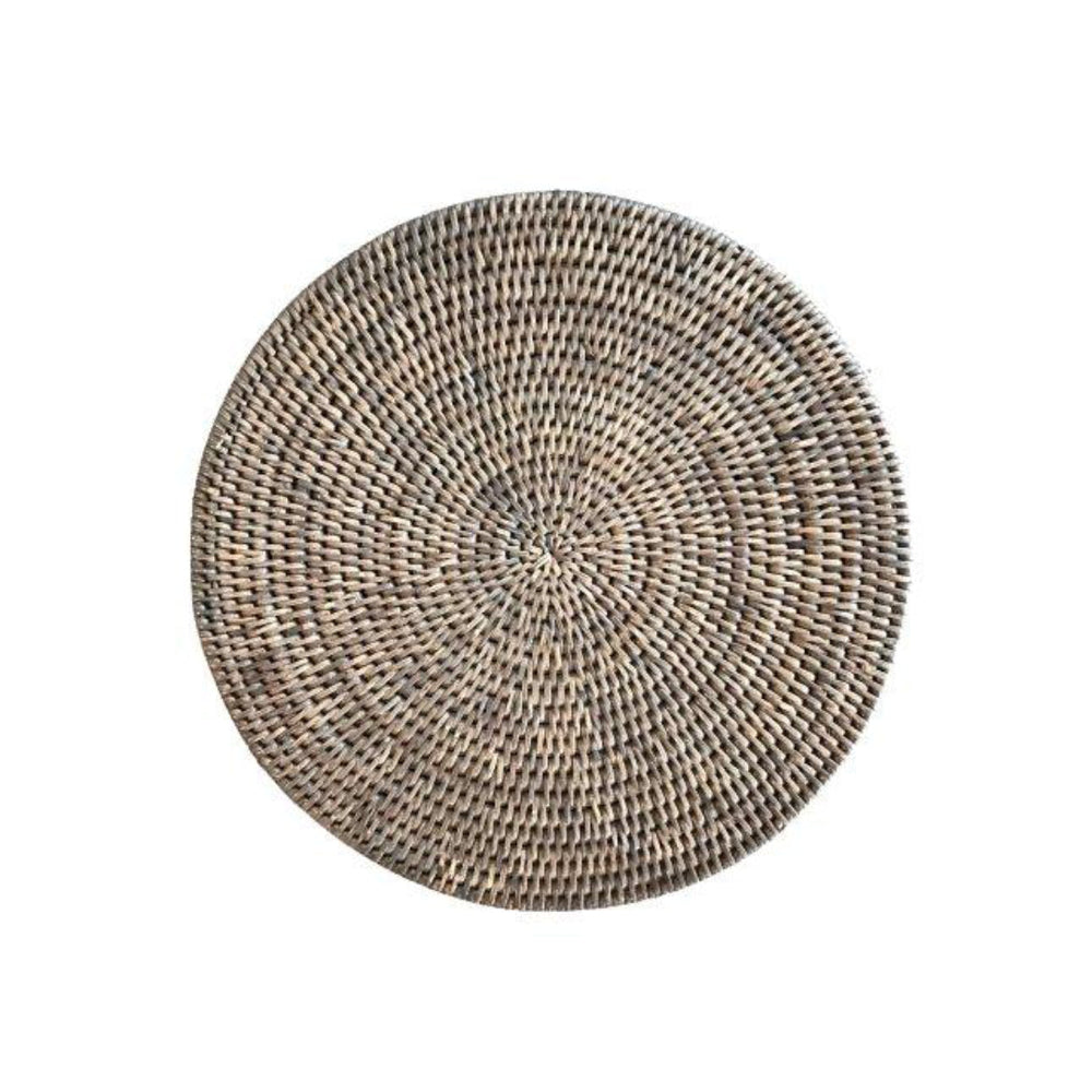 Round Rattan Placemat | Old Grey-Suzie Anderson Home