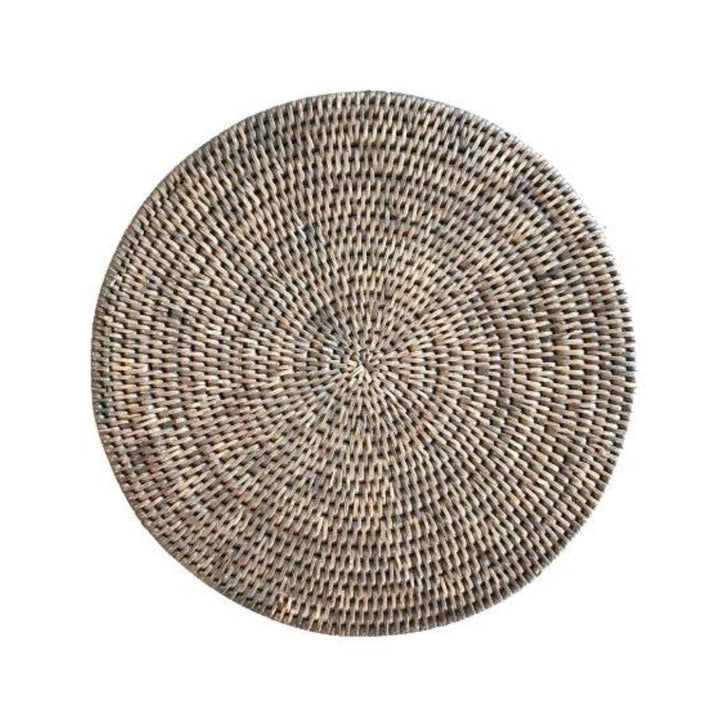 Round Rattan Placemat | Old Grey-Suzie Anderson Home