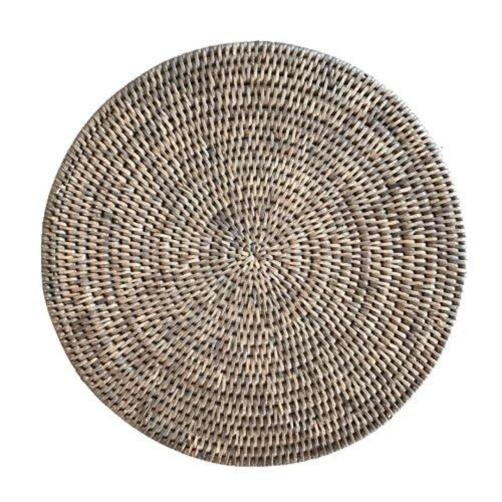 Round Rattan Placemat | Old Grey-Suzie Anderson Home