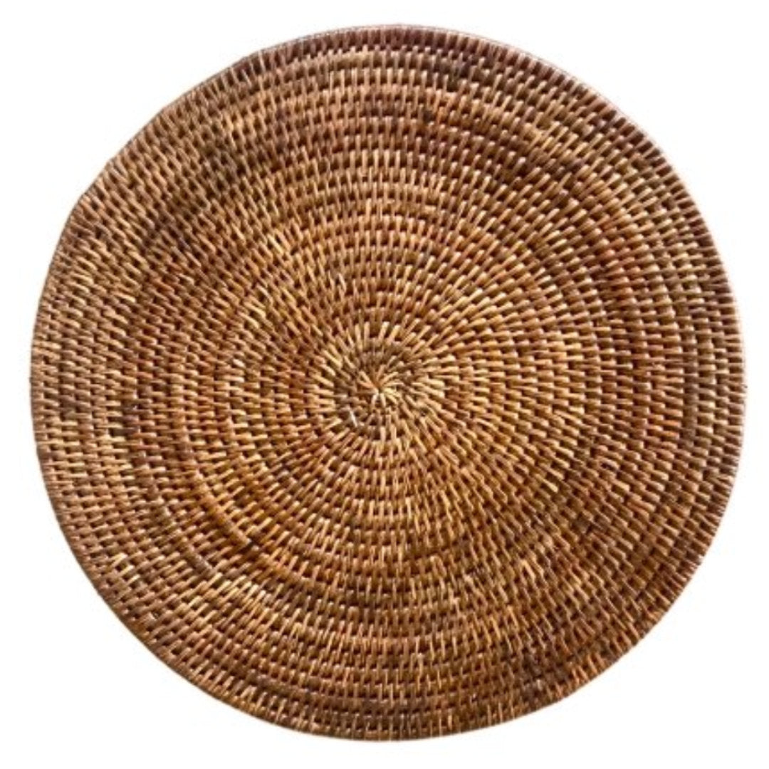 Round Rattan Placemats | Antique-Suzie Anderson Home