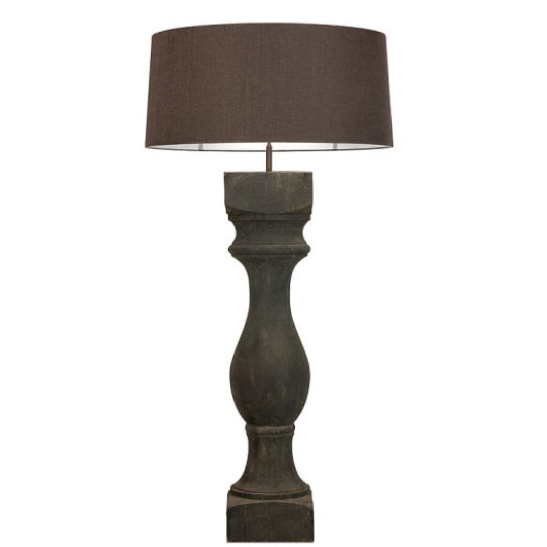 Rovigo Wooden Floor Lamp | Base Only | Grey/Black | XXL-Suzie Anderson Home