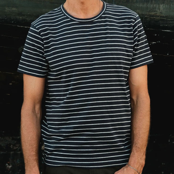 Simple | Breton Stripe Tee | Navy-Suzie Anderson Home