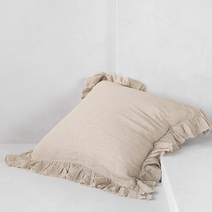 Kristine Euro Pillowcase + Ruffle | Sable-Suzie Anderson Home