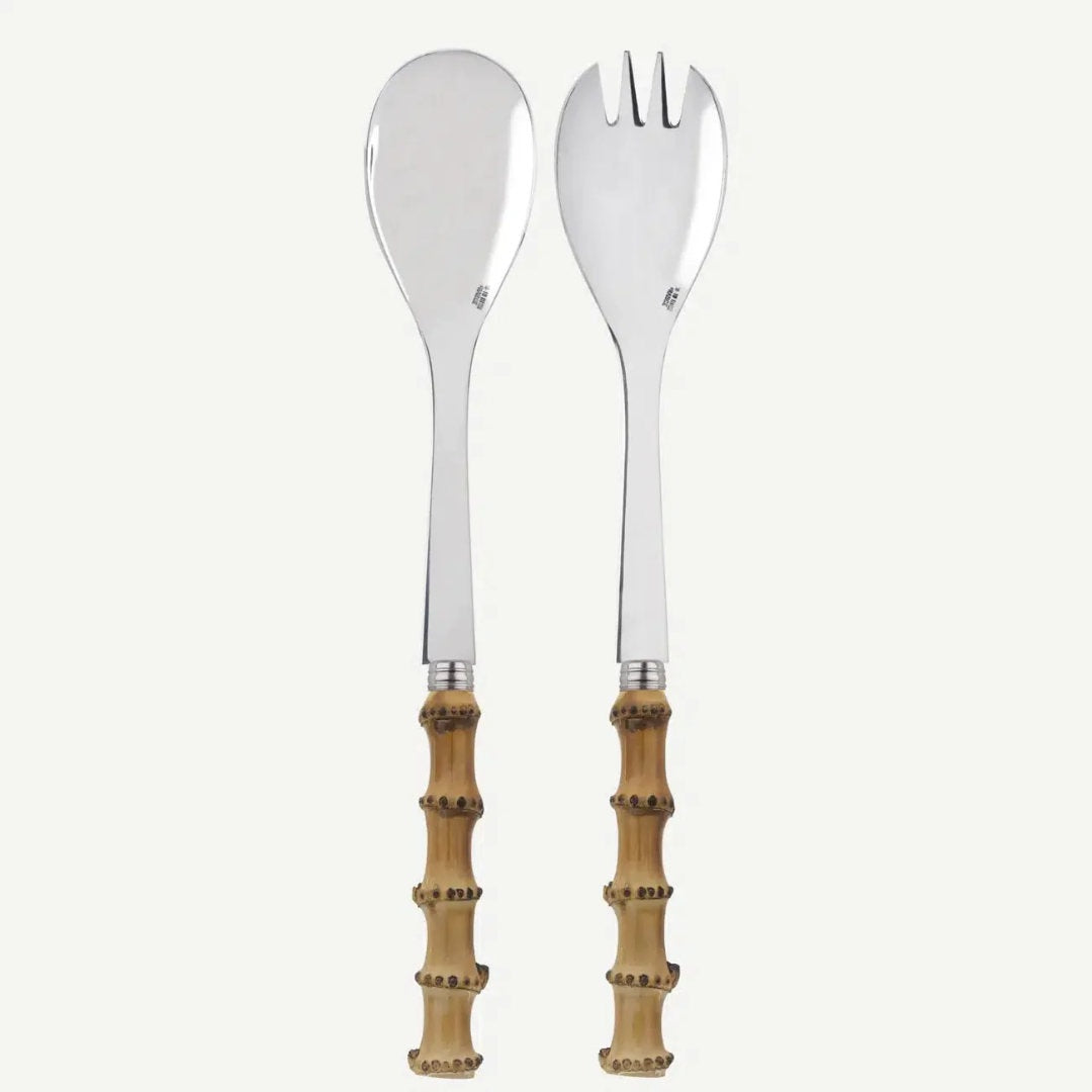 Sabre | Panda | Light Bamboo | Salad Set 2pc-Suzie Anderson Home