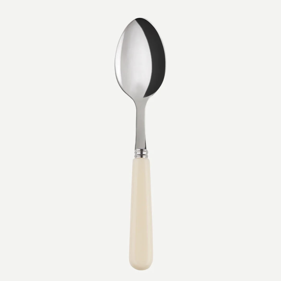 Sabre | Pop Unis | Ivory | 19cm Dessert Spoon-Suzie Anderson Home