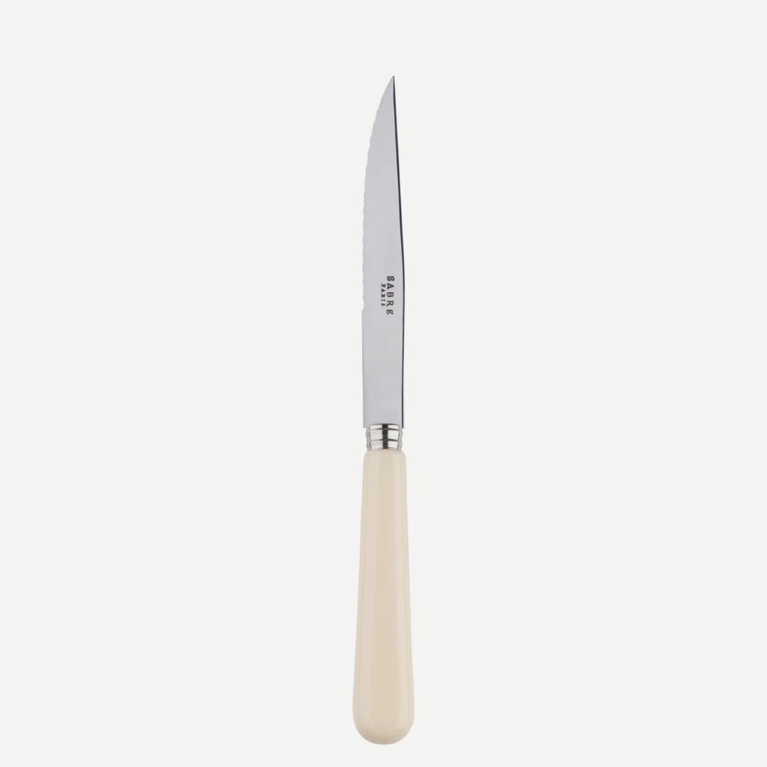 Sabre | Pop Unis | Ivory | 23cm Steak Knife-Suzie Anderson Home