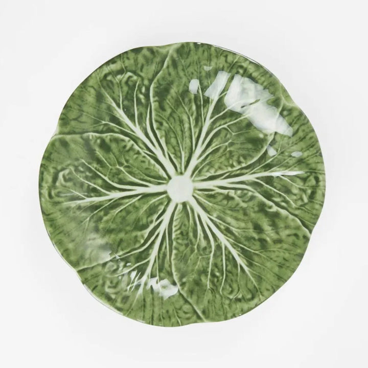 Luxe Cabbage Leaf Salad Plate | Melamine