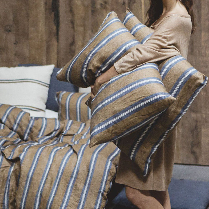 Salem Stripe Pillow Sham | 50 x 75cm | Belgian Linen-Suzie Anderson Home