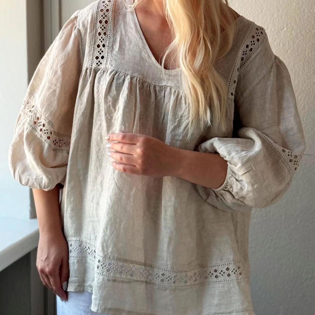 Bypias | Ischia Blouse | Sand