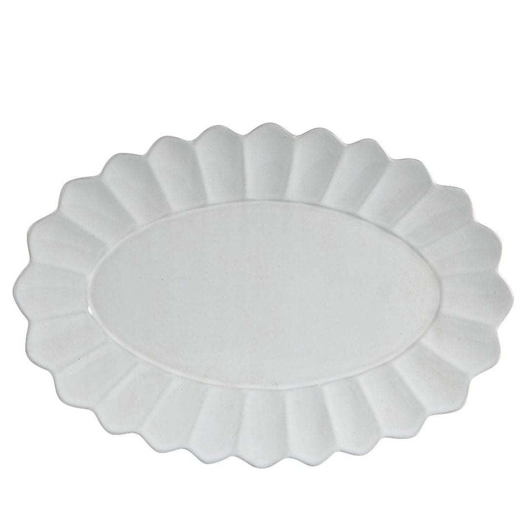 Scalloped Oval Plate-Suzie Anderson Home