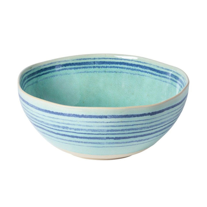 Serving Bowl | Nantucket | Made in Portugal | Aqua | 28cm-Suzie Anderson Home