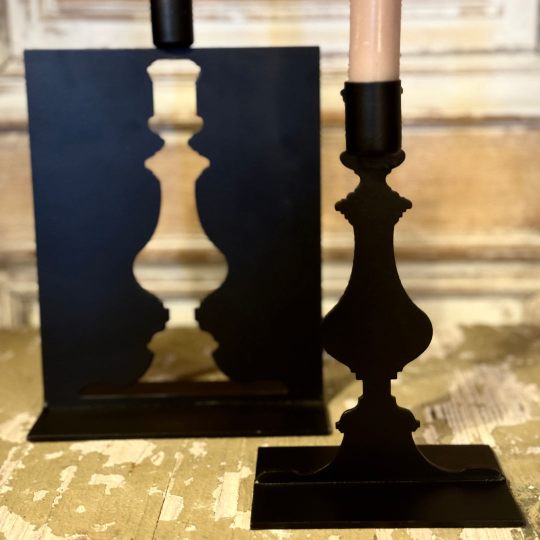 Set of 2 Open Work Candle Holders | Small-Suzie Anderson Home