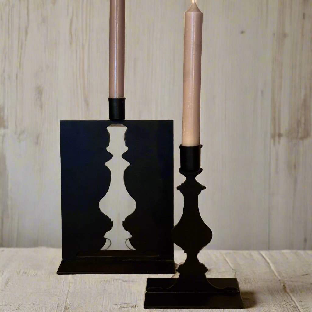 Set of 2 Open Work Candle Holders | Small-Suzie Anderson Home