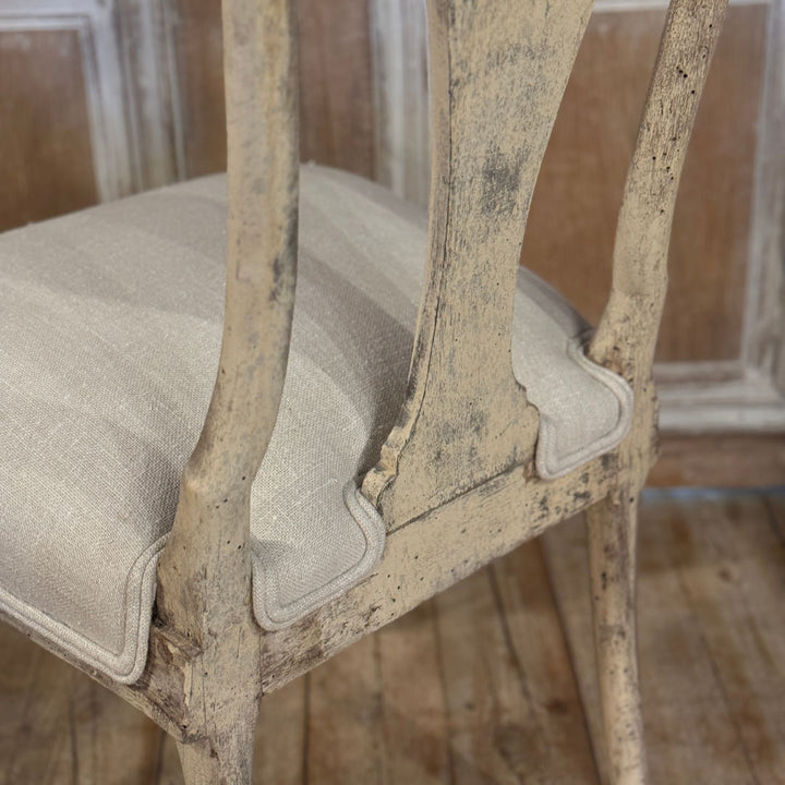 SET OF 6 | Italian Gustavian Style Dining Chairs | Re-sprung and Padded-Suzie Anderson Home