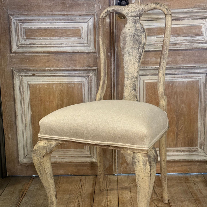 SET OF 6 | Italian Gustavian Style Dining Chairs | Re-sprung and Padded-Suzie Anderson Home