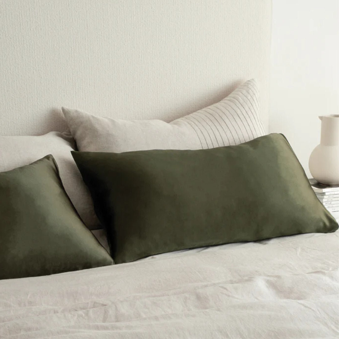 Silk Pillowcase | Olive-Suzie Anderson Home