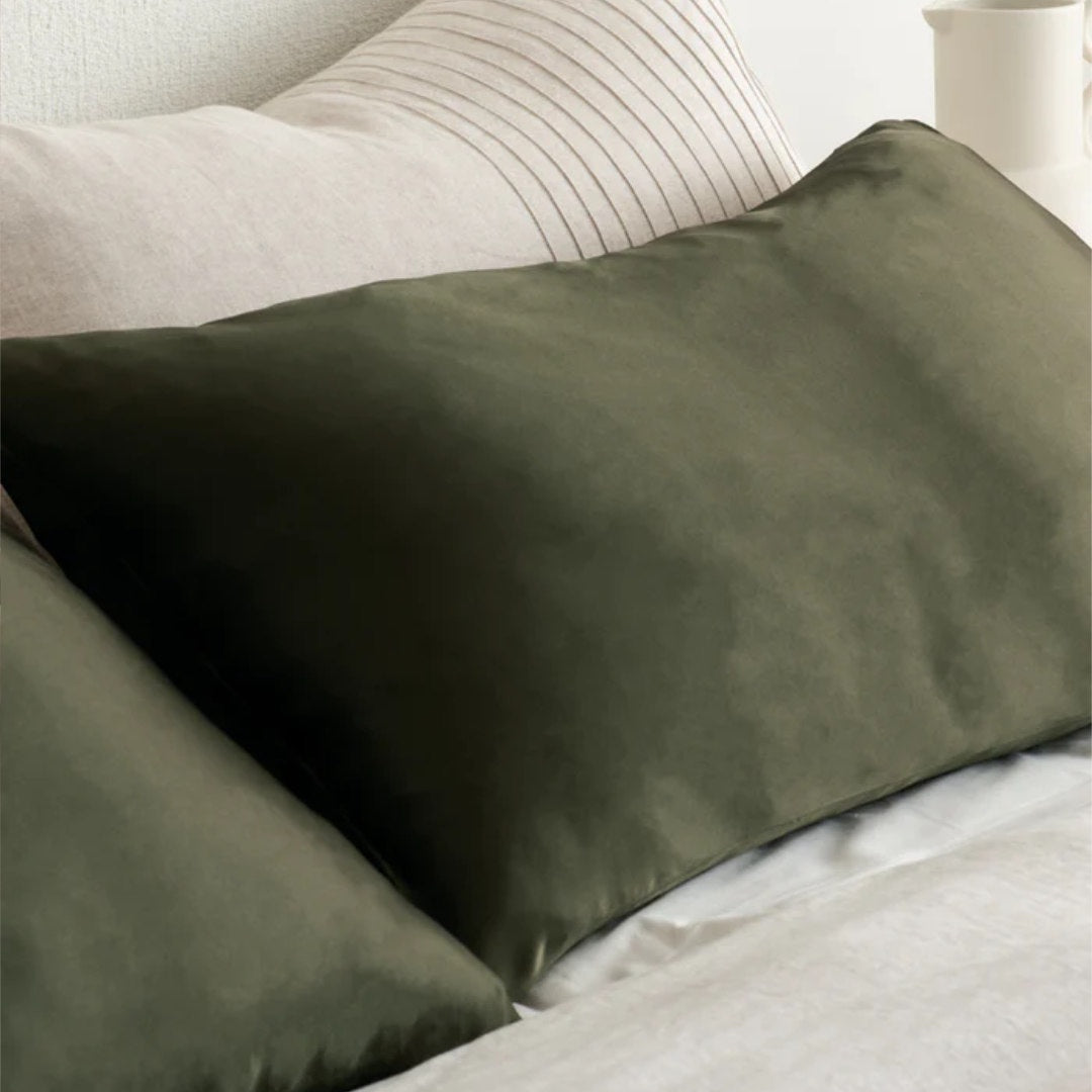 Silk Pillowcase | Olive-Suzie Anderson Home