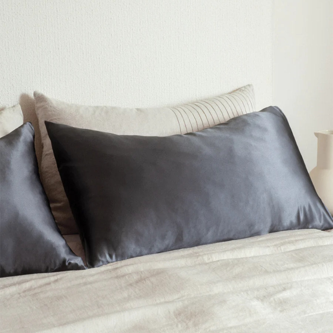 Silk Pillowcase | Slate-Suzie Anderson Home