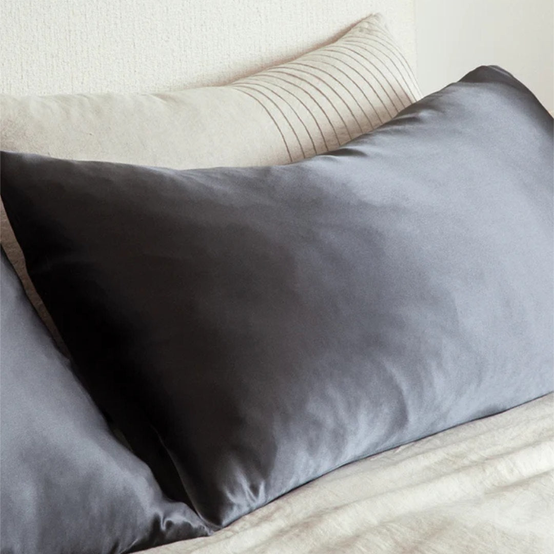 Silk Pillowcase | Slate-Suzie Anderson Home