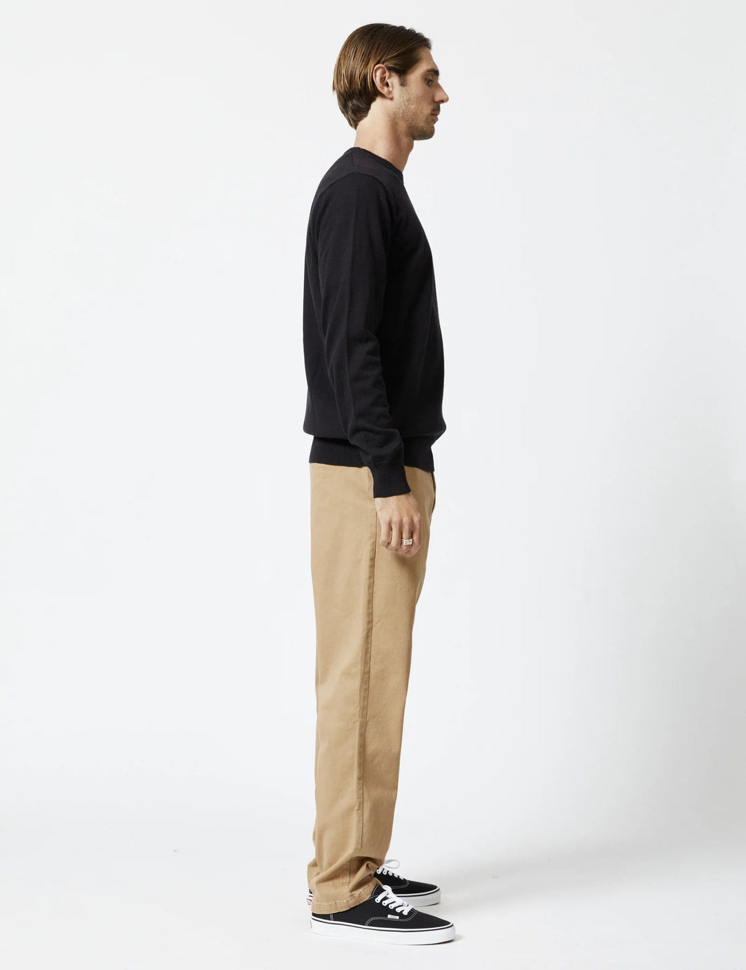 Simple | Everyday Crew Knit | Black-Suzie Anderson Home