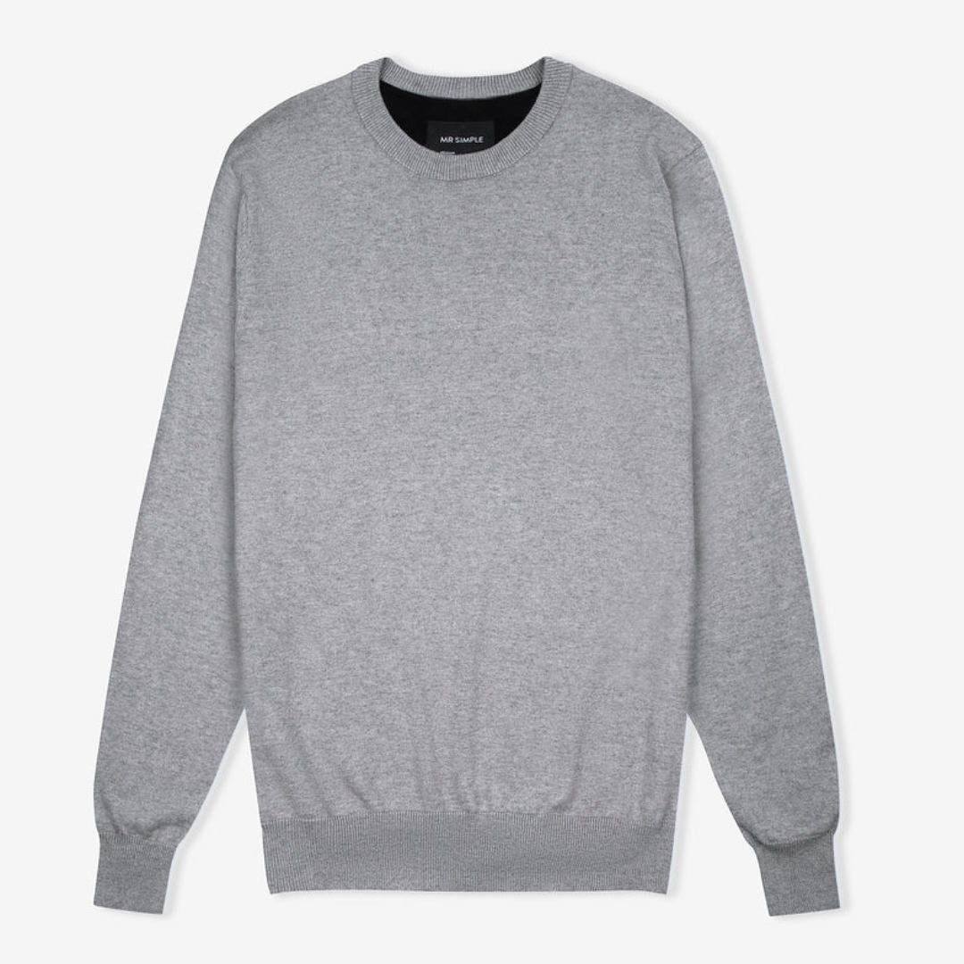 Simple | Everyday Crew Knit | Grey Marle-Suzie Anderson Home