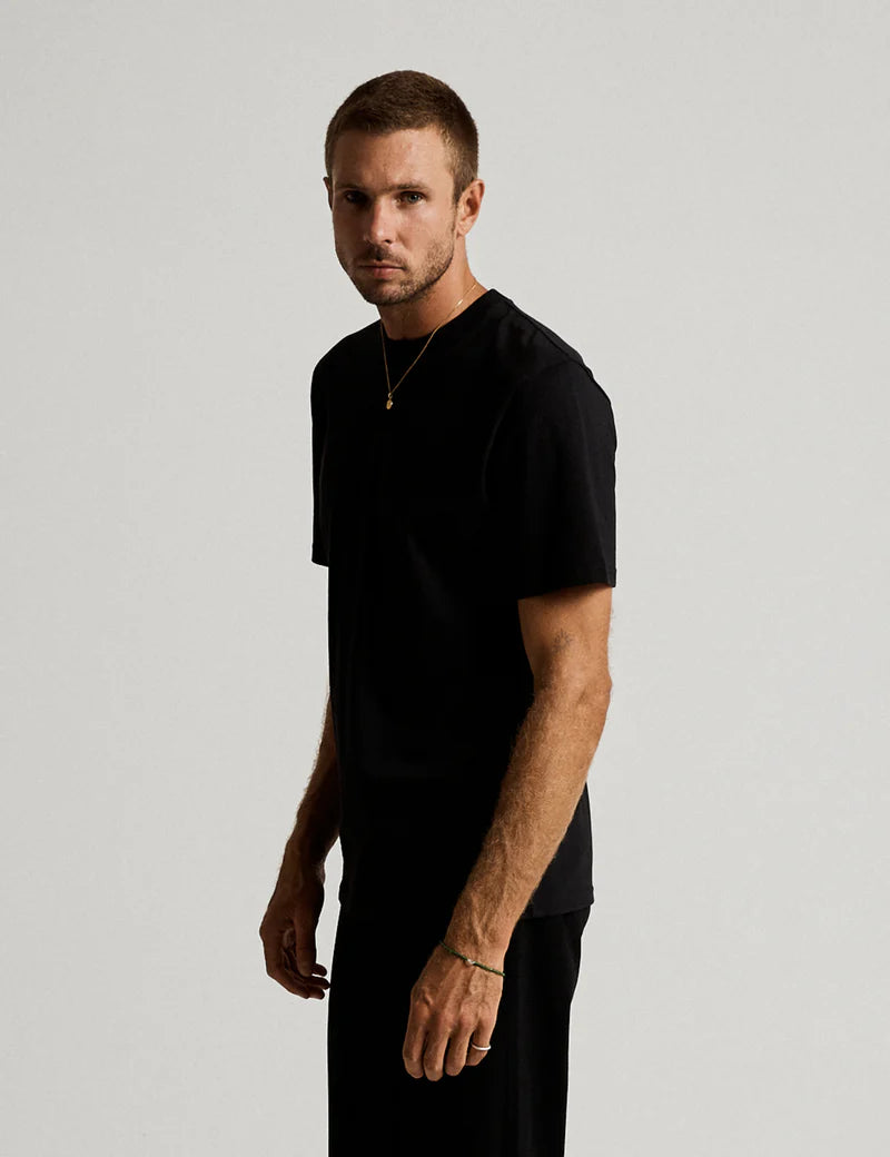 Simple | Heavy Weight T-shirt | Black-Suzie Anderson Home