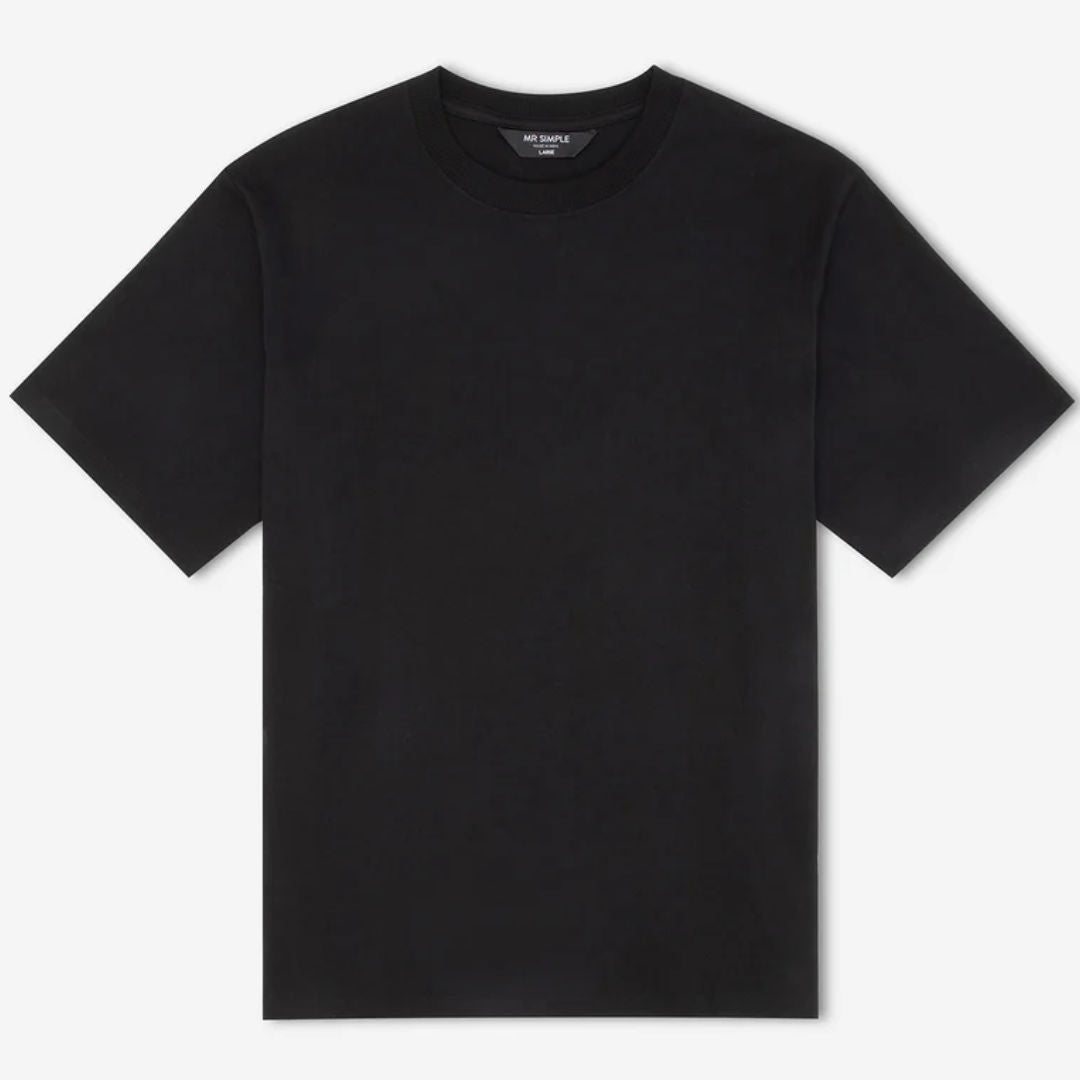 Simple | Heavy Weight T-shirt | Black-Suzie Anderson Home