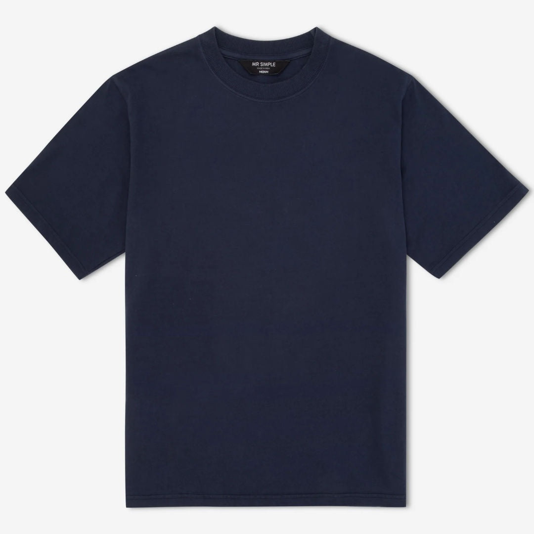 Simple | Heavy Weight T-shirt | Navy-Suzie Anderson Home