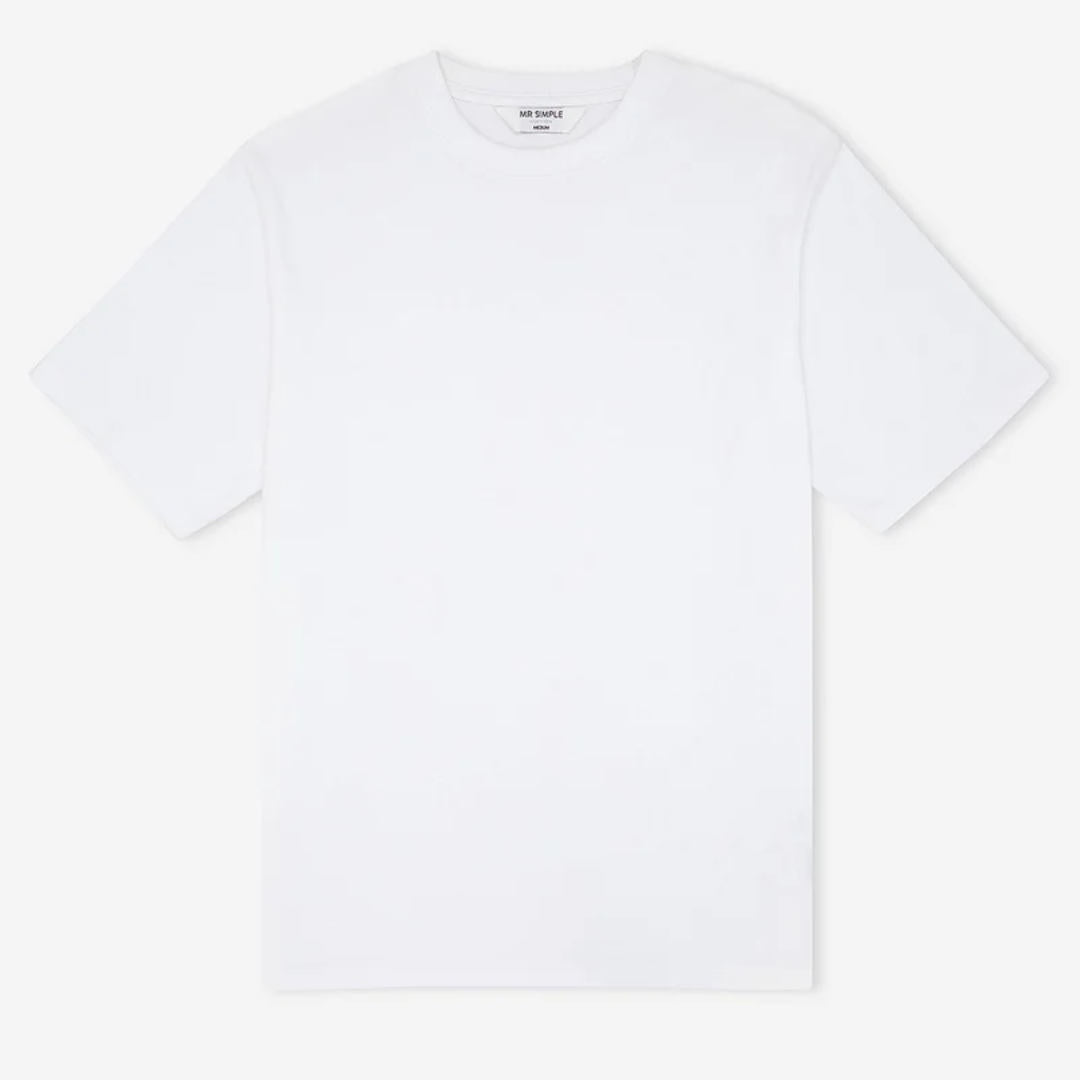 Simple | Heavy Weight T-shirt | White-Suzie Anderson Home