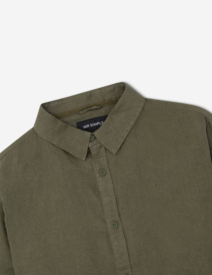 Simple | Linen long sleeve shirt | Fatigue-Suzie Anderson Home