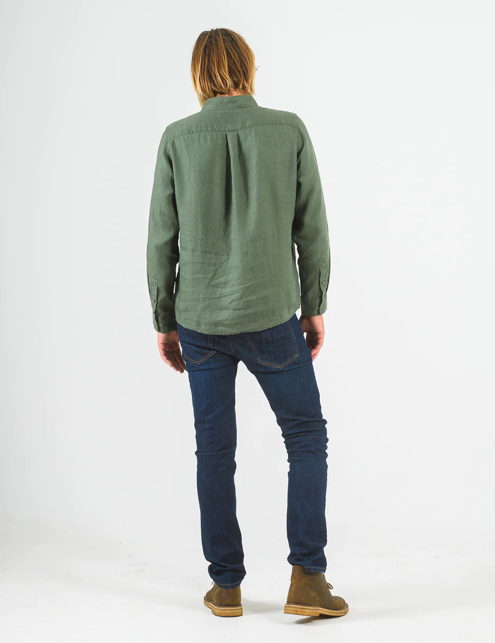 Simple | Linen long sleeve shirt | Fatigue-Suzie Anderson Home