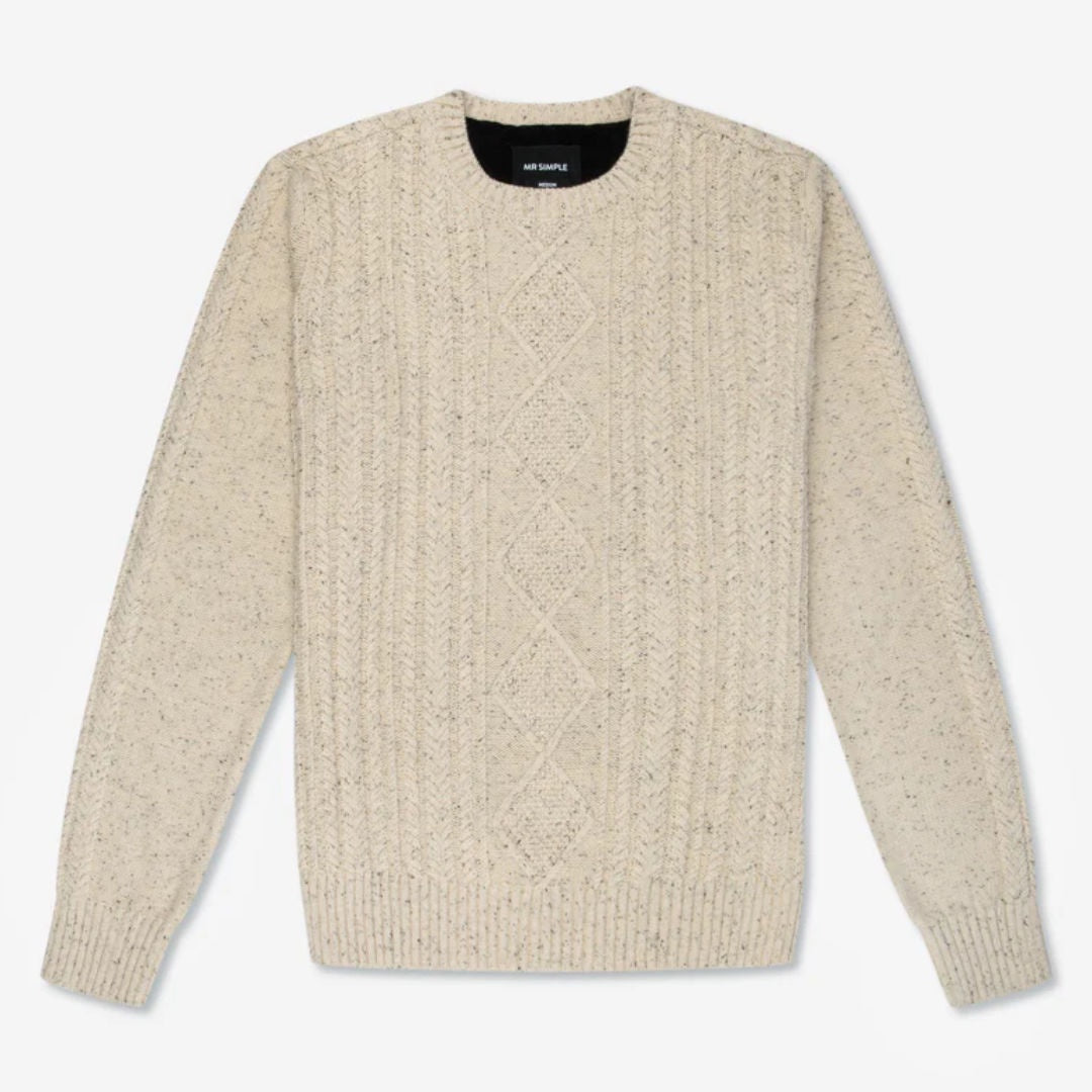 Simple | Oslo Cable Knit | Oatmeal-Suzie Anderson Home