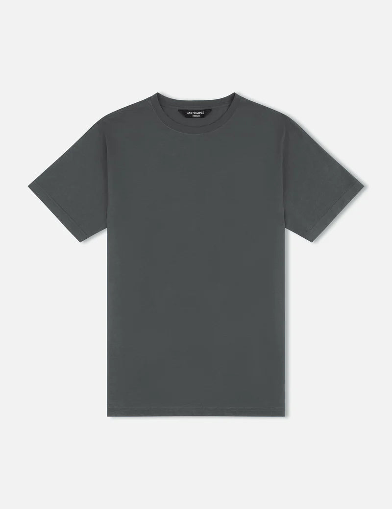 Simple | Reginald Tee | Graphite-Suzie Anderson Home