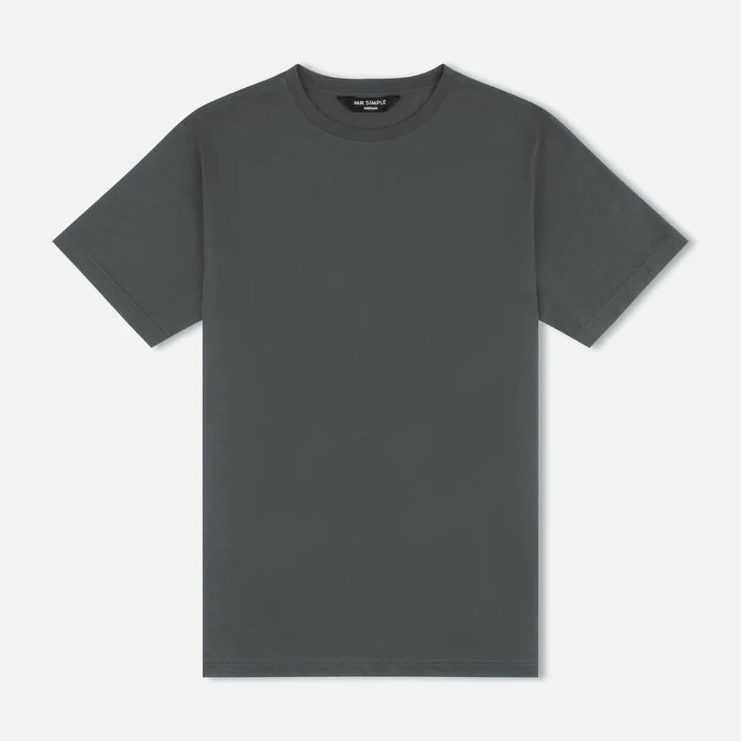 Simple | Reginald Tee | Graphite-Suzie Anderson Home