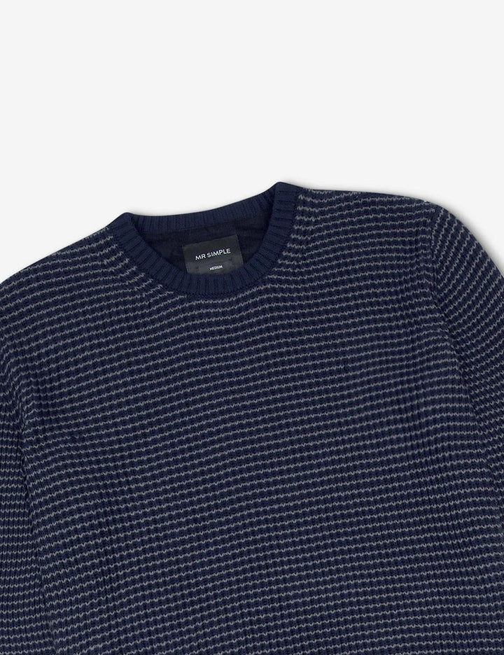 Simple | Sailor Knit | Navy/Graphite-Suzie Anderson Home