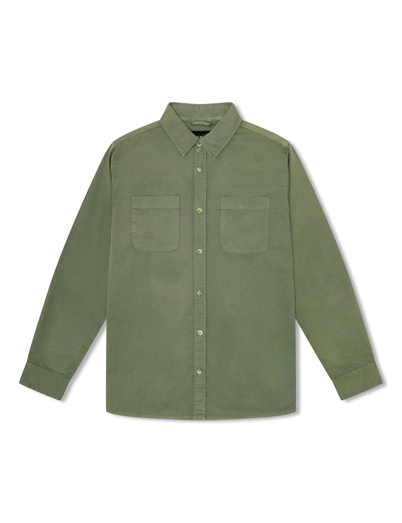 Simple | York Long Sleeve Shirt | Army-Suzie Anderson Home