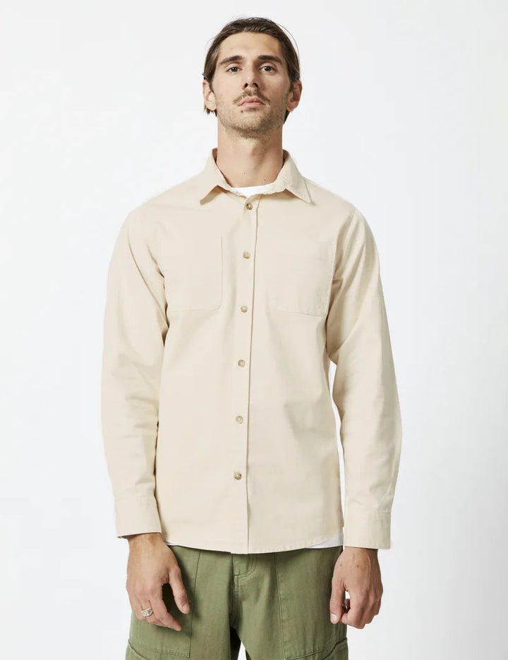 Simple | York Long Sleeve Shirt | Natural-Suzie Anderson Home