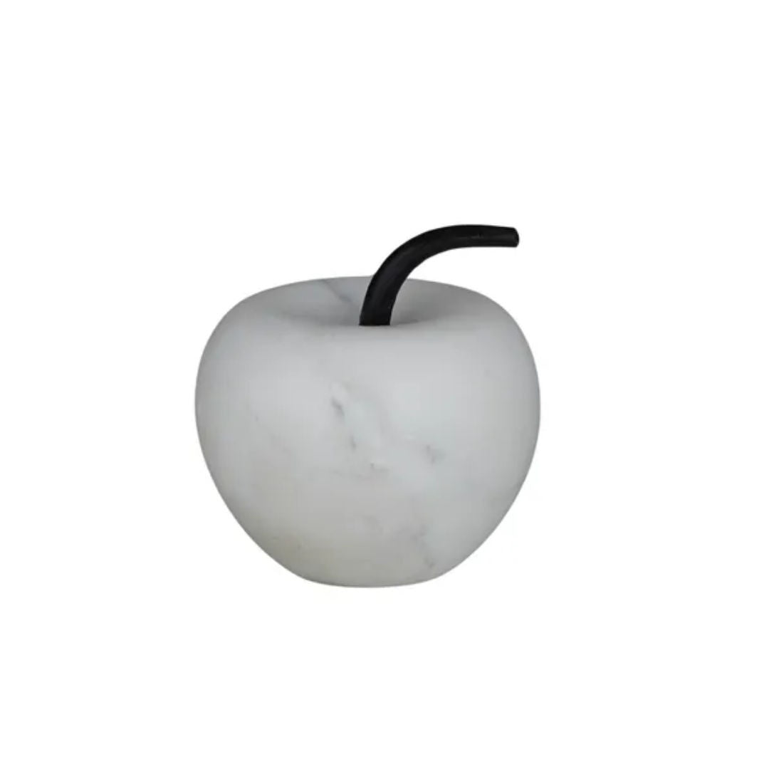 Mele Marble Apple Sculpture 9cm