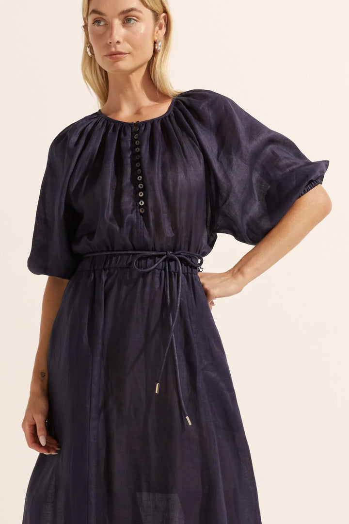 Zoe | Sonata Dress | Indigo-Suzie Anderson Home