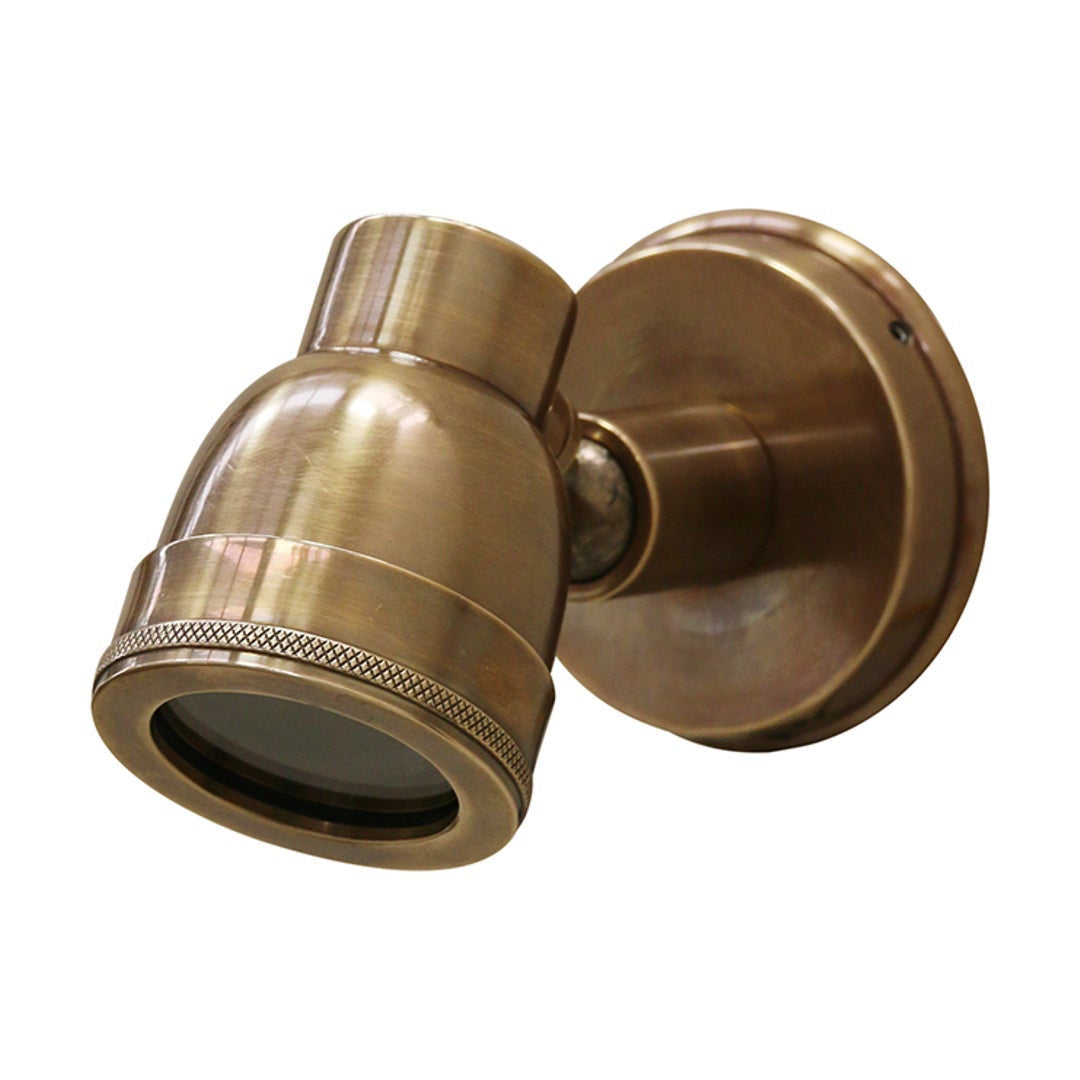 Spotte | Outdoor Wall Mounted Light | Dark Brass-Suzie Anderson Home