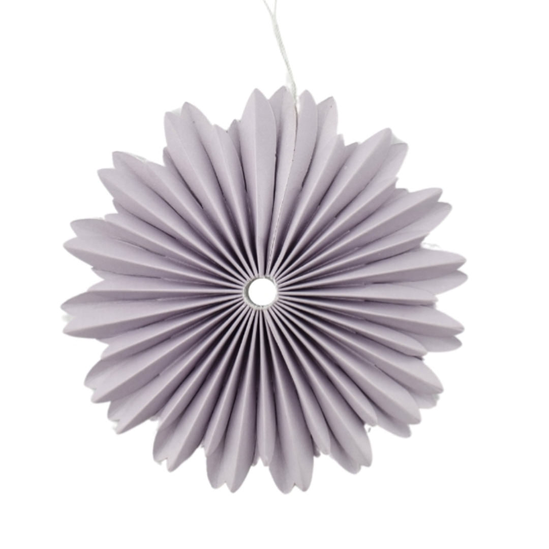 Lilac Hanging Star Ornament | 10cm-Suzie Anderson Home