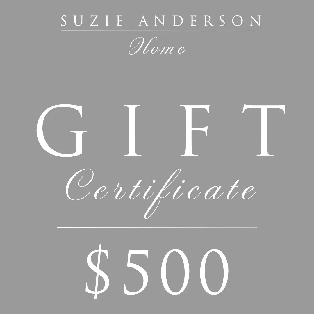 Suzie Anderson Home Gift Card | IN-STORE USE ONLY-Suzie Anderson Home