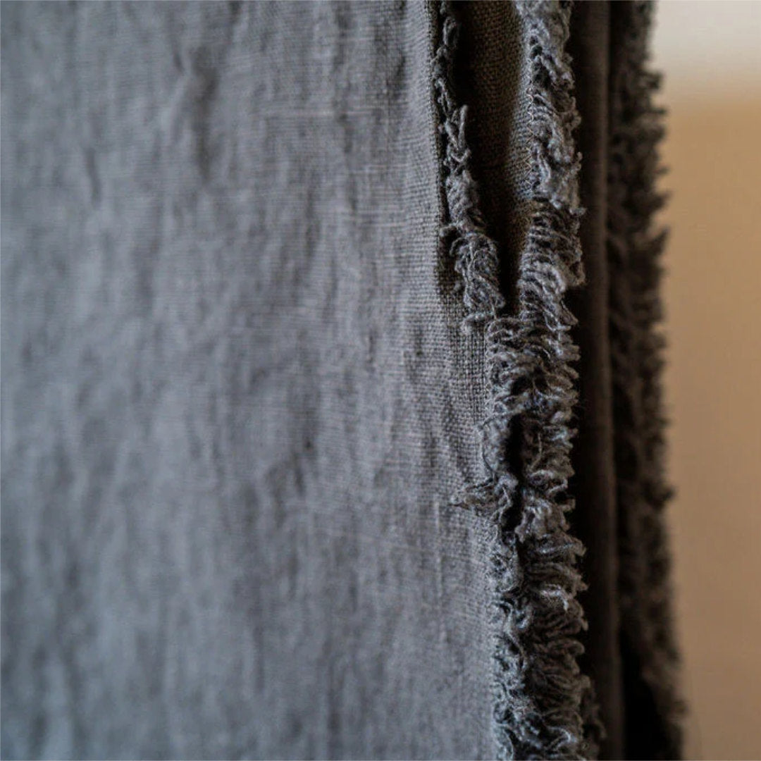 Swedish Linen Tablecloth | 300x140cm | Charcoal-Suzie Anderson Home