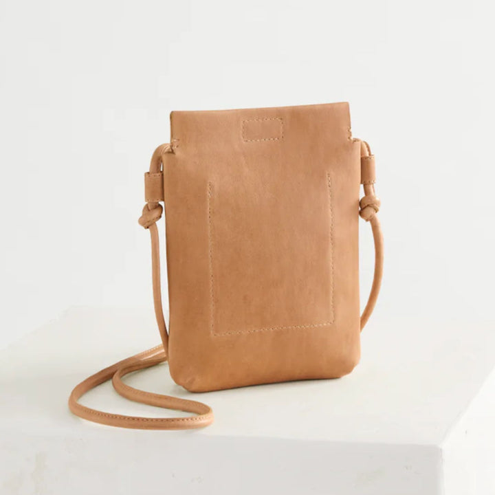 Juju | Marina Leather Pouch Bag | Tan